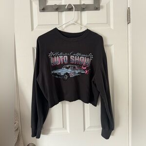 Cropped Crewneck Sweater